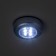 Lumina Night -bend "PushLite" 4xled 1.5W battery AAA 7cm. silver