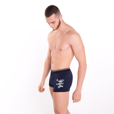 Men's panties "Sea World", dark blue color, size 46-1