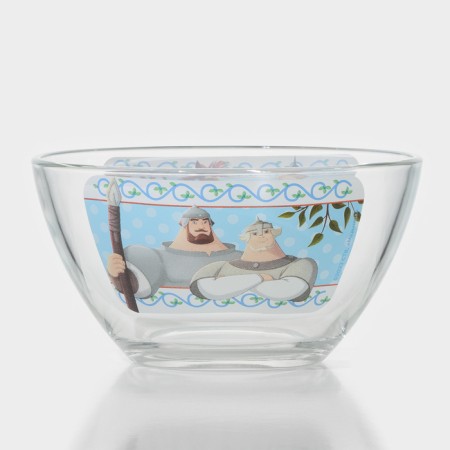 Glass salad -water "Three heroes", 500 ml, d = 13 cm-1