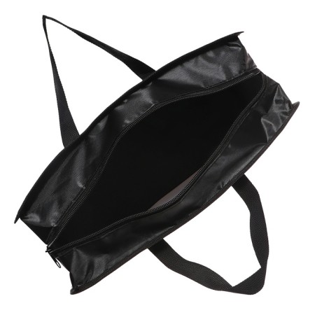 Folder with A4 handles, 335 x 260 x 100 mm, plastic, pens-textiles, Devente Superior, black-4