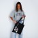 Bag Schoper "Sneakers", 35x0.5x40 cm, Department without lightning, without lining, Black