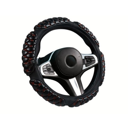 Carfashion Blackberry steering wheel, size m, black/red.