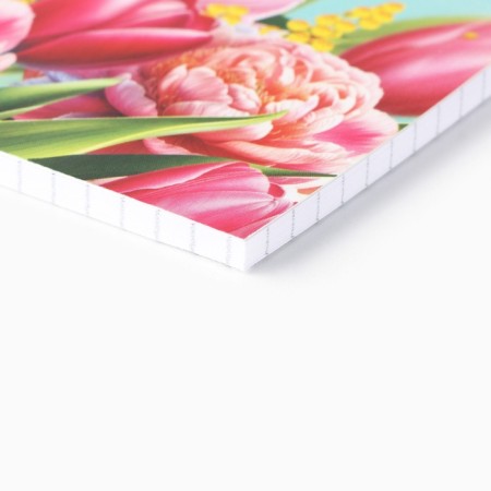 Notepad A6, 40 leaflets in a cage. Cardboard Cover "From March 8"-2