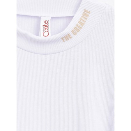 Джемпер женский в рубчик Conte Elegant, размер L, цвет white-2