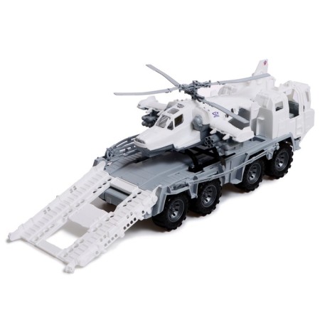 Military tractor "Arctic", with a helicopter-3