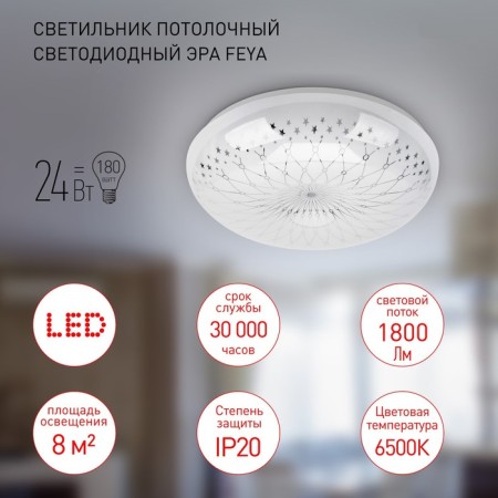 SPB-6-24-6.5K FEYA 24W 6500K lamp-2