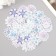 Stickers for creativity "Snowflakes" embossing silver set 48 pcs 9x7x0.8 cm