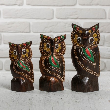 Souvenir set tree "Owls" 16x4x20.5 cm