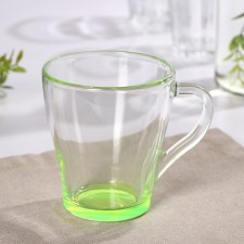 Glass jam glass, 250 ml, lemon color