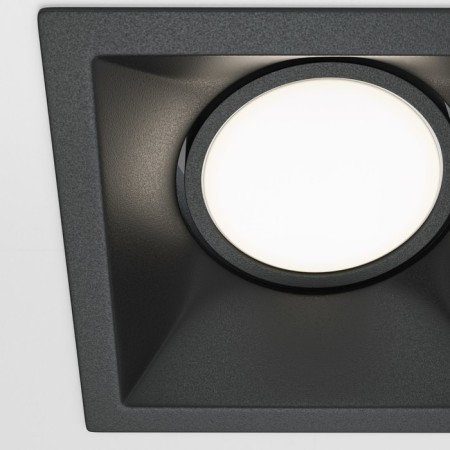 The built-in lamp Technical DL029-2-01B, 1x50W, 9x9x4.5 cm, GU10, black color-1