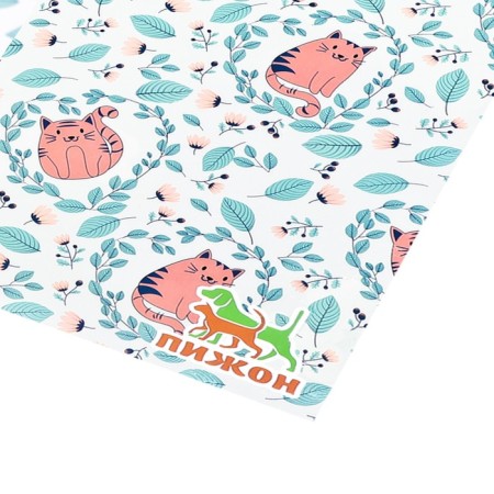 Rug for a bowl "Pigger" 43 x 28 cm "cats in foliage"-4