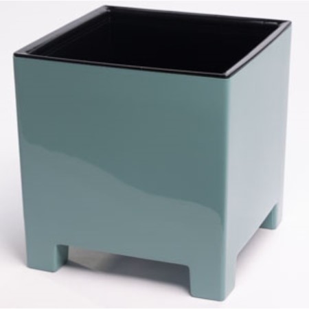 Plastic pot Live-In-Green with the Nard tab, d = 14 cm, 2.1 l, tiffany color