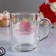 Mug "Since March 8!" Flowers, red tape, 200 ml