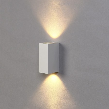 Facade lamp "Glish", FSD-034, 10 W, 3000K, IP65, 220 V, plastic, white-1