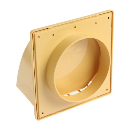 The output of the wall zein, 170 x 170 mm, d = 125 mm, with a check valve, beige-1