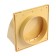 The output of the wall zein, 170 x 170 mm, d = 125 mm, with a check valve, beige