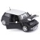 MASTO DIE-CAST Mini Cooper, opening doors, 1:24, black color with a white roof