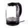 Electric kettle Happy Panda HP-2709SPBK, glass, 1.8 l, 1800 watts, black