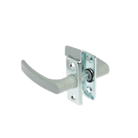 Bilateral plastic handle for greenhouses, gray-1