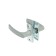 Bilateral plastic handle for greenhouses, gray