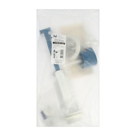Reinforcement for flush tanks "Statla" - 2, with lateral eyeliner 1/2 ", single -circuit, chromium-5