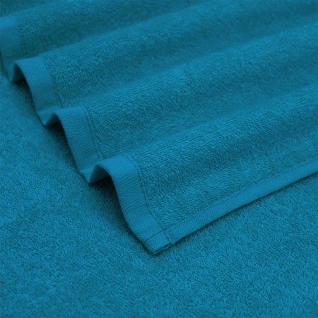 Terry sheet, size 150x205 cm, turquoise color-2