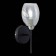 Wall lamp EVOLUCE. Sle155511-01. Gloa. 1x40 W, E14, 13x28 cm, black color, chrome
