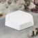 Figure dish "Aura", 21.8 × 19 × 2.5 cm, white-golden color