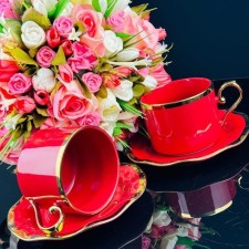 Tea set of Lenardi, porcelain, 350 ml, 12 items