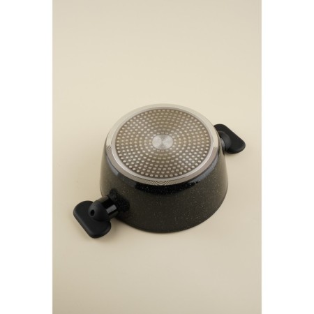 Aluminum pan with anti -stick coating SL Home, D = 20 cm, h = 10.5 cm, induction, black color-4