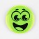 Reflective icon "joyful smile", d = 5.8 cm, color mix