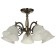 Economic Service Chandelier "Classic" 5x60W E27 bronze 66x66x36 cm