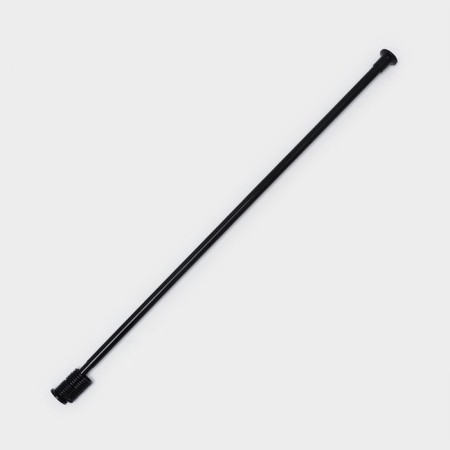 Bathroom cornice, telescopic 120-220 cm, size 200 cm, black color-5