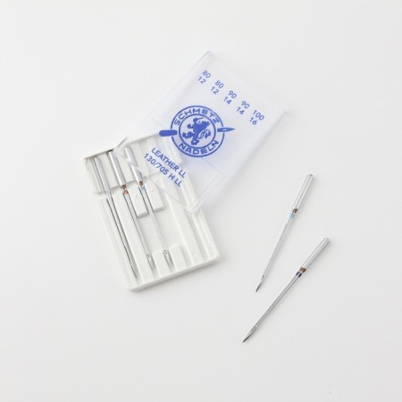 Needles for household sewing machines, for skin, No. 80/90/100, 5-1