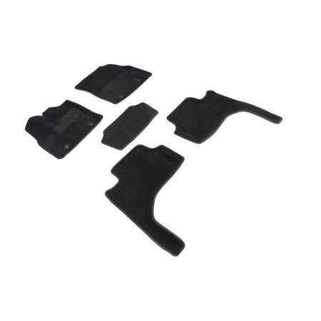 Коврики ворсовые 3D в салон для Toyota Land Cruiser 300 2021-н.в.