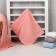 Terry Ethel “Cell” tire -pink, 34*70 cm, 350 g/m2, 100% cotton