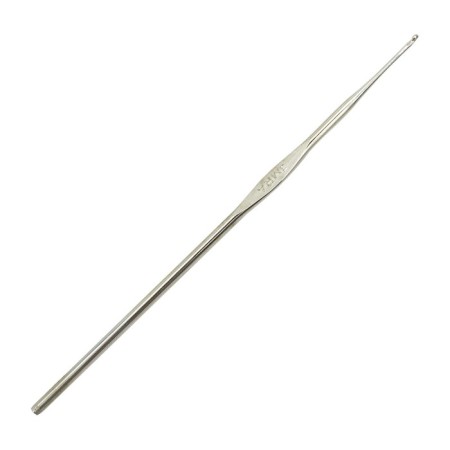 IMRA hook for thin yarn without a handle, steel, with a guide with an area of ​​1.25 mm-1