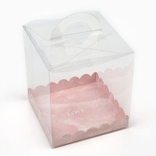 Confectionery box, chest, packaging, love, 16 x 16 x 18 cm
