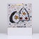 Laminated vertical "bag of happiness", 33 x 42 x 10 cm