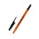 Ballic handle Corvina "51 vintage" black ink, node 1.0 mm, yellow case