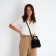 Bag Female Tout with zipper, black color