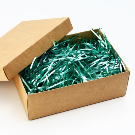 Filler for balls and gifts, packaging, “turquoise”, 15 x 26 cm-2