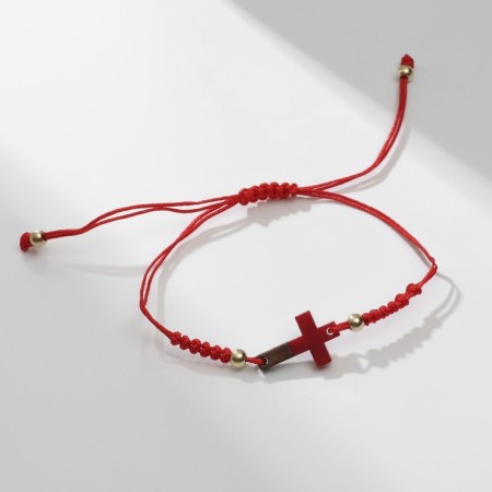 Bracelet-reinforcing "red thread" cross, red color-2