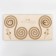Puzzle interhemispheric board "Snail and hashtag"