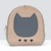 Backpack for carrying "cat", transparent, 32 x 21 x 35 cm, beige