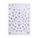 Nail stickers 10.2*8cm snowflakes CB-068 silver substrate QF