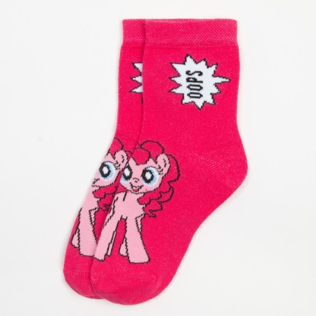 Носки для девочки «Пинки Пай», My Little Pony, 14-16 см, цвет розовый-3