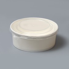 Disposable container with a transparent cover, salad bowl, 1100 ml