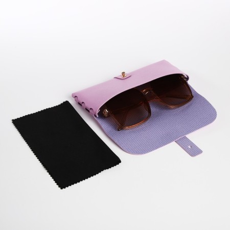 Case for glasses on the clue, lilac color-4