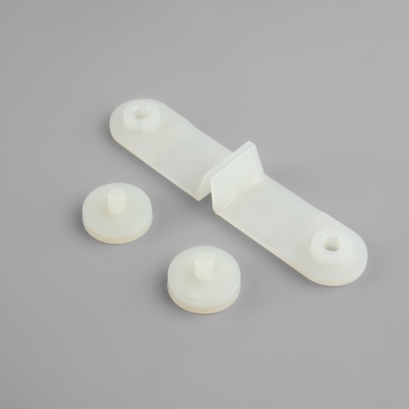 Shirt buttons, open, with the installer, d = 10 mm, 15 pcs, silver color-3